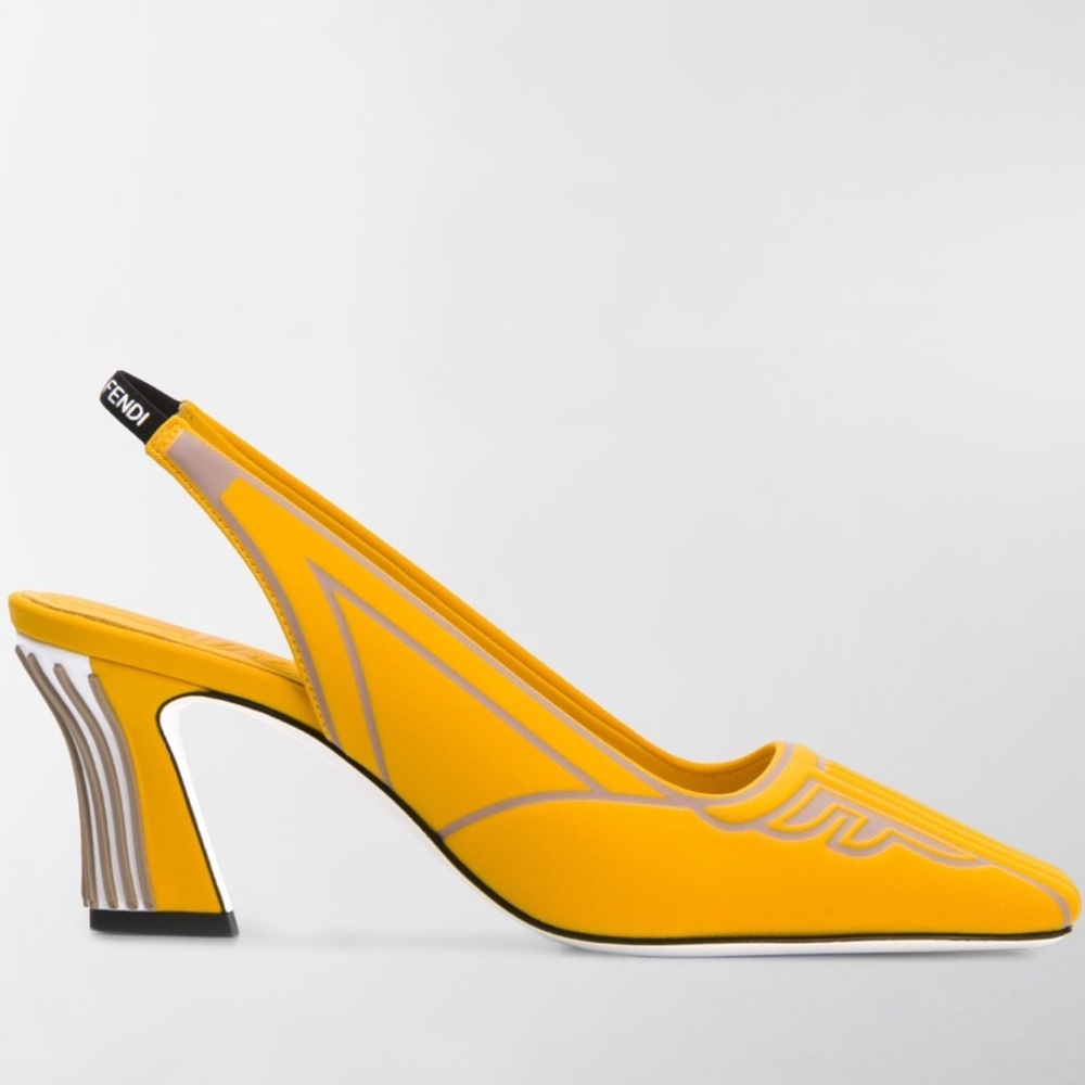 Fendi FFreedom slingback pumps 38.5